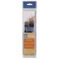 thumbnail image 2 of 12 Packs: 8 ct. (96 total) Necessities Golden Synthetic Acrylic Round Variety Brush Set by Artist's Loft, 2 of 2