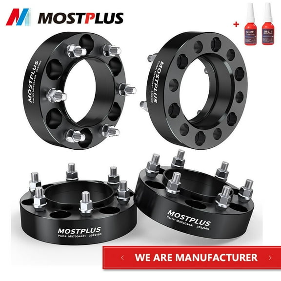 MOSTPLUS 4PCS Wheel Spacers 1.5" 6x5.5'' for 2002-2021 Toyota 4Runner Tacoma FJ Cruiser