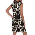 thumbnail image 5 of Womens Summer Dresses 2026 Beach Cover Up Casual Sleeveless Floral Print Tank Loose Sundress with Pocket Black L, 5 of 7