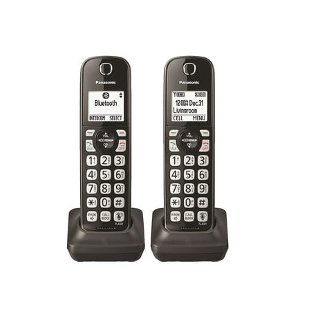 Panasonic - KX-TGD563M Link2Cell DECT 6.0 Expandable Cordless Phone System with Digital Answering System - Metallic Black