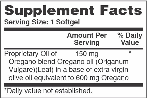 Oil of Oregano (Wild) 150mg (Non-GMO) 360 Softgels by Health Thru Nutrition