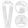 thumbnail image 3 of Arborister Plain Satin Sash, DIY for Wedding/Party, White, 3 of 10