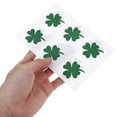 thumbnail image 5 of FRCOLOR 48 pcs /set Glitter Four Leaf Stickers Decorative Shamrock Stickers for St Patrick Day Festive Home, 5 of 8