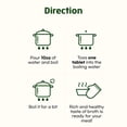 thumbnail image 6 of Jwellfood Instant Soup Tablet Broth Stock Base, Vegetable Flavor, (20 Tablets x 3-PACK), 6 of 7