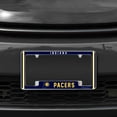 thumbnail image 3 of Indian Basketball Pacer's Chrome Metal License Plate Frame with Full Frame Team Colors, 3 of 6