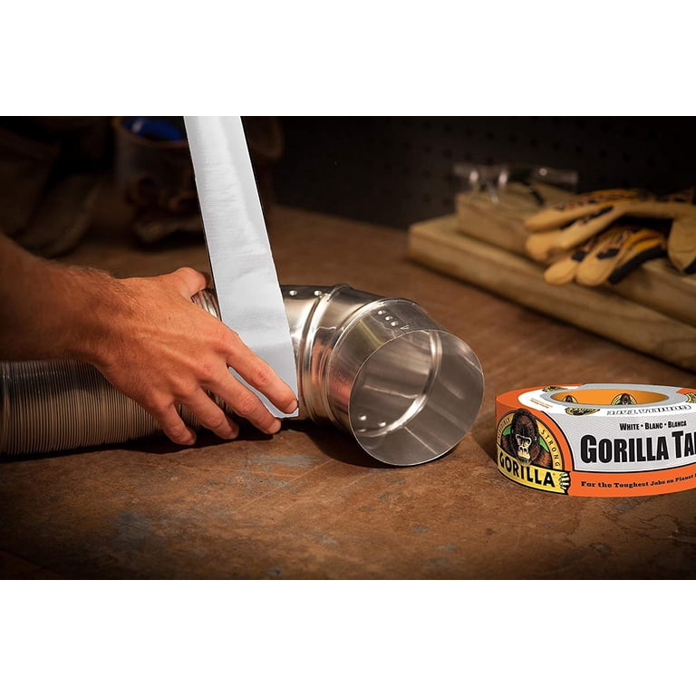 Gorilla Glue Gorilla Duct Tape, 2x30 Yd., White ADHGGT230