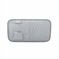 thumbnail image 1 of Universal Car Sun Visor CD Holder DVD VCD Card Storage Pocket PU Leather CD Organizer, Grey, 1 of 1