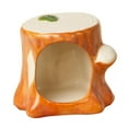 thumbnail image 1 of Ceramic Hamster House, hábitat de hámster, al aire libre, verano, hámster cabaña cueva de animales pequeños para ratas ratón chinchilla ardilla hurón M, 1 of 8