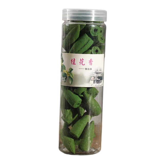 40 conos de incienso de reflujo, conos quemadores de aromaterapia con aromas naturales para Osmanthus