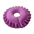 thumbnail image 4 of Almohada facial ergonómica, transpirable y suave, con reposacabezas de masaje para equipo de apoyo en la cama. Violeta, 4 of 9