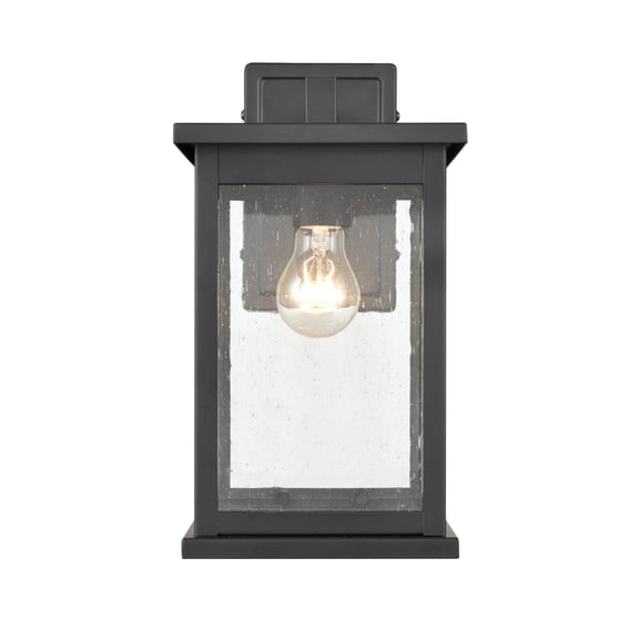 4111-PBK Millennium Lighting Bowton - 1 Light Outdoor Wall Sconce-13 Inch Tall and 7 Inch Wide-Powder Coated Black Finish