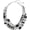 NK_10376_Frost_Gray, variant on Multi Layer 5 Strand Statement Collar Beaded Necklace for Women Gift(NK-10376)