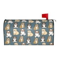 thumbnail image 3 of Fotbe Cartoon Bulldog 1 Mailbox Covers Post Letter Box Cover Garden Decor Standard Size-25.5x21 in, 3 of 9