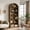 Dark Brown, variant on Fnova 78" Bookshelf, Farmhouse Tall 8-Tier Arched Bookcase, Wood Display Shelf Book Shelf Organizer for Living Room, Bedroom, Entryway