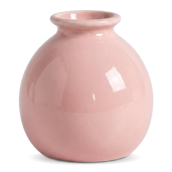 REGALWOVEN Small Ceramic Square Bud Vase, Mini Cube Flower Vase with Wide Mouth, Matte Geometric Decorative Vase for Desk Plain White 2.8"L x 2.8"W x 2.8"H
