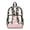 Axolotl Daisy Flower, variant on Bee Sunflower Honeycomb Print Clear Backpack for Kids Girls Large Capacity Casual Daypack with Adjustable Padded Strap Heavy Duty Rucksack Transparent Bookbag Back to School Gifts for Teens