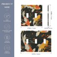 thumbnail image 2 of Yayeee Toggle Light Switch Wall Plate 3-Gang 6.37"x4.48" Decorative Outlet Cover, Fish Pattern, 2 of 7