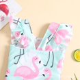 thumbnail image 4 of Traje de baño con volantes para niña recién nacida, conjunto de traje de baño de playa con Bikini Floral de una pieza para niño pequeño, unicornio rosa, 18-24 meses Feliz Sencillez, 4 of 5