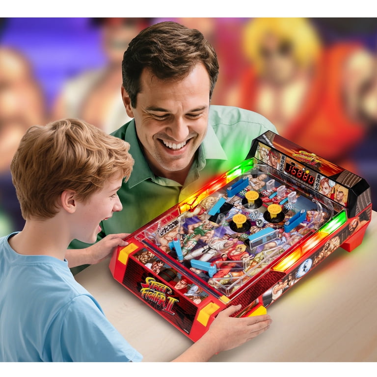 Street Fighter II: Arcade Pinball, Lights & Sounds, LED Scoreboard