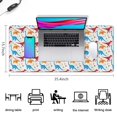 thumbnail image 5 of Long Mouse Pads for Desk,Colorful Dinosaurs Pattern Desk Mats on Top Of Desks, Desk Mouse Pad Extra Large with 3mm Non-Slip Base and Stitched Edge for Gaming,Office,Work,Home 35.4"x15.7", 5 of 6