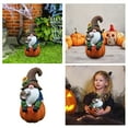 thumbnail image 4 of Fall Gnome Statue Decor Thanksgiving Pumpkin Gnome Figurines Resin Tabletop Decoration for Fall Thanksgiving Indoor Outdoor Home Garden Yard Decor, 4 of 9