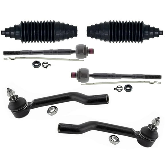 Front Left & Right Inner & Outer Tie Rods For Nissan Rogue 2014-2020