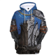 thumbnail image 3 of Sudadera con capucha con estampado 3D de caballero templario medieval para hombre, disfraz divertido de cosplay, ropa de calle, sudaderas con capucha de uniforme a la moda, 3 of 5