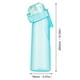 thumbnail image 4 of Botella Con Aroma A Prueba Fugas 650 Ml Pajita Sabor (esmerilada) Azul, 4 of 8