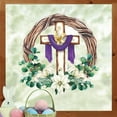 thumbnail image 4 of Guozer Easter Wall Stickers & Murals Wall Decals Peel and Stick Easter Window Clings for Glass Window Crucifix Wreath Wall Stickers Decor for Bedroom Nursery, Boys and Girls Room, 4 of 6