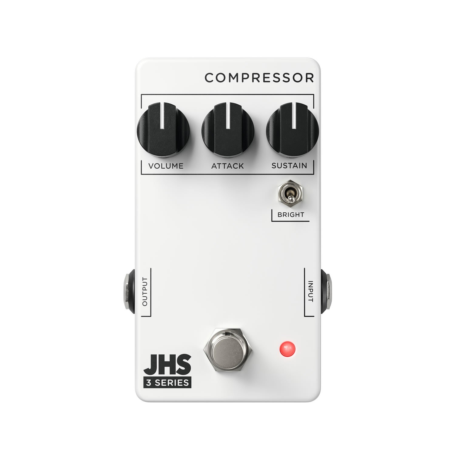 JHS Pedals 3 Series Compressor Effects Pedal White