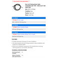 thumbnail image 2 of Rear Left Parking Brake Cable - Compatible with 1999 - 2004 Ford F-450 Super Duty 2000 2001 2002 2003, 2 of 2