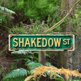 thumbnail image 4 of Shakedow St Tin Sign - 16x4 Inch - Ideal for Urban Loft, Garage, Man Cave Decor - Vintage Street Signs, Industrial Wall Art, 4 of 4