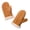 Tan, variant on Sheepskin Mittens, Pink Blush, XSmall