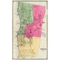 thumbnail image 3 of Beers, Frederick W. 12x18 Black Modern Framed Museum Art Print Titled - Yonkers, New York, 1868, 3 of 5