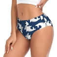 thumbnail image 2 of Fotbe Shark Calzones Estampados para Mujer – Ropa Interior de Algodón, Cómoda, Suave y Elástica-Medium, 2 of 6
