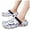 White, variant on Mens Clogs Garden Shoes Waterproof Barefoot Outdoor Beach Walking Slippers Gardening Slip on Sandals