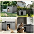 thumbnail image 7 of Decksplore All - Weather Dog House – Indoor/Outdoor, Slanted Roof ,UV - Resistant, Waterproof, Ventilated, Multiple Sizes for XS - Large Dogs, 7 of 7