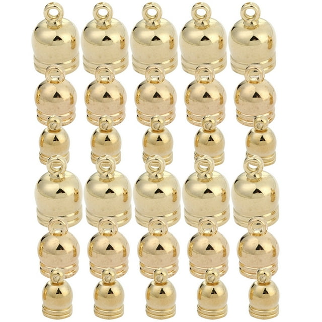 Miangastore 120 Pcs Embouts de Cordon pour Fabrication de Bijoux Bracelet Collier