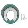 thumbnail image 1 of Children PVC Cushion Toilet Training Seat Baby Ergonomic Potty Training Seat with Spatter Guard Forest Green, 1 of 4