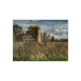 thumbnail image 3 of U R There Photography Old Wooden Barn and Silo Rustic Farmhouse Decorative Ceramic Tile 6 "x 8", 3 of 5