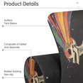 thumbnail image 4 of Yayeee Faucet Mat for Kitchen Sink 14.7" Diatomite Long Splash Guard Pad, Black Skeleton, 2 Pack, 4 of 7