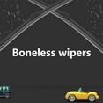 thumbnail image 6 of COFEST 2-In-1 Water Repellent Wiper Blades， 18 Inch Windshield Wipers (Pack Of 1)， Car Replacement Windshield Wiper Blades Black, 6 of 8