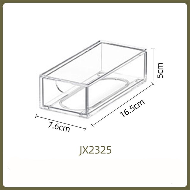 Glasses Storage Box Organizer Box Multifunctional Stackable Display Holder Reusable Acrylic Cosmetics