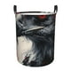 thumbnail image 1 of Fotbe Red Black Ink Style Bald Eagle Cesto de Ropa con Asas, Cesto Impermeable de Gran Capacidad, Bolsa de Lavado para Dormitorio, Cesto de Ropa con Ruedas y Asas-Medium, 1 of 6