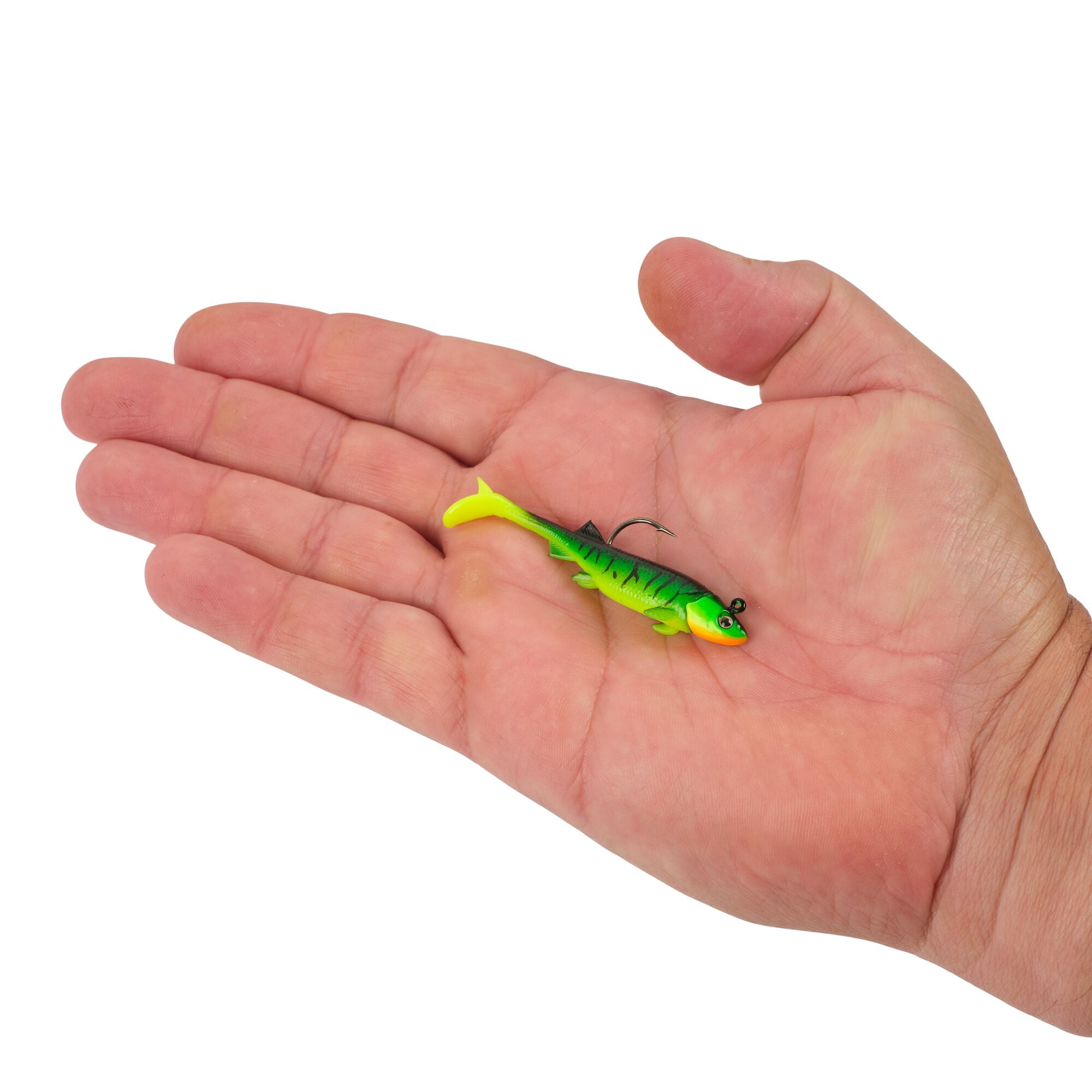 Berkley PowerBait® Minnotator, 2.5 in, Pre-Rigged Baits, Firetiger (2 Count)