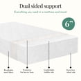 thumbnail image 6 of Evolur Wondernap 2 in 1 Full-size Crib Mattress, White, 6 of 11