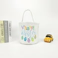 thumbnail image 2 of Storage Bag Easter Basket Cute Animal Canvas Bucket Large Capacity Portable Handle Design For Kids, 2 of 15