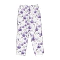 thumbnail image 4 of Xecao Orchids Flowers Women's Straight Lounge Pajama Pants: The Epitome of Relaxed Sleepwear, 4 of 9