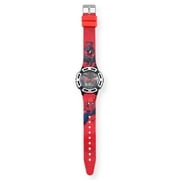 Marvel Spider-Man Childrens Unisex LCD Watch with Flashing Lights (SPD4933WM)