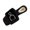 Slippers # Black, variant on Womens Slippers Open Toe Fluffy Faux Fur Slides Square Toe House Shoes with Metal Buckle Decor Elegant Indoor Scuff Footwear